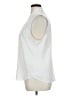 Ann Taylor 100% Polyester Ivory Sleeveless Blouse Size XL - photo 5