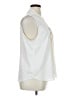 Ann Taylor 100% Polyester Ivory Sleeveless Blouse Size XL - photo 4