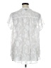 Torrid 100% Polyester White Short Sleeve Blouse Size 1X Plus (1) - photo 2