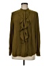 Ann Taylor 100% Polyester Green Long Sleeve Blouse Size M - photo 1