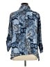 Ruby Rd. 100% Rayon Paisley Blue 3/4 Sleeve Button-Down Shirt Size 1X - photo 2