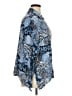 Ruby Rd. 100% Rayon Paisley Blue 3/4 Sleeve Button-Down Shirt Size 1X - photo 4