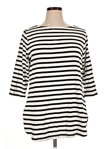 Ava & Viv 3/4 Sleeve Top (view 1)