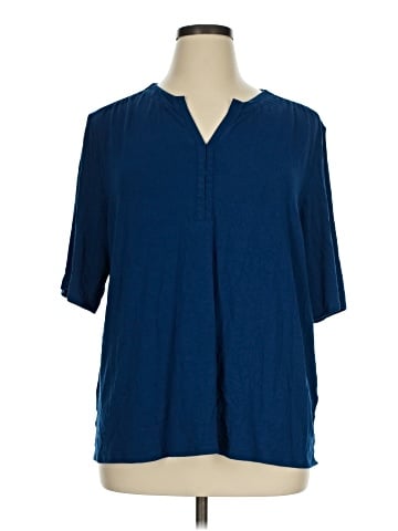 J.Jill Short Sleeve Henley (view 1)