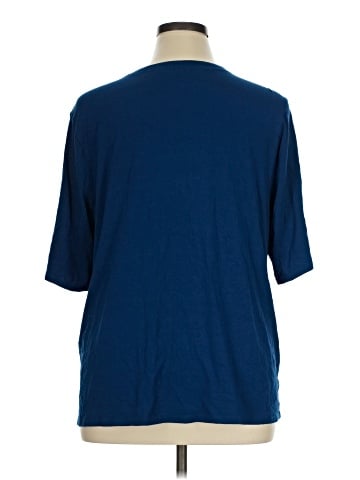 J.Jill Short Sleeve Henley (view 2)