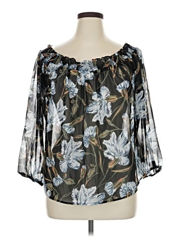 i Jeans by Buffalo 3/4 Sleeve Blouse (view 1)