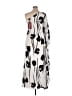 Max Mara Studio Graphic Ivory White Casual Dress Size 14 - photo 2