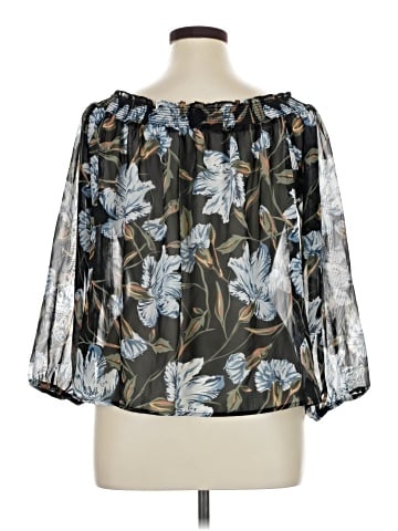 i Jeans by Buffalo 3/4 Sleeve Blouse (view 2)