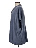 Easel 100% Rayon Blue 3/4 Sleeve Blouse Size M - photo 5