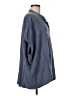Easel 100% Rayon Blue 3/4 Sleeve Blouse Size M - photo 4