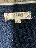 Pink Rose 100% Polyester Blue Cardigan Size S - photo 7