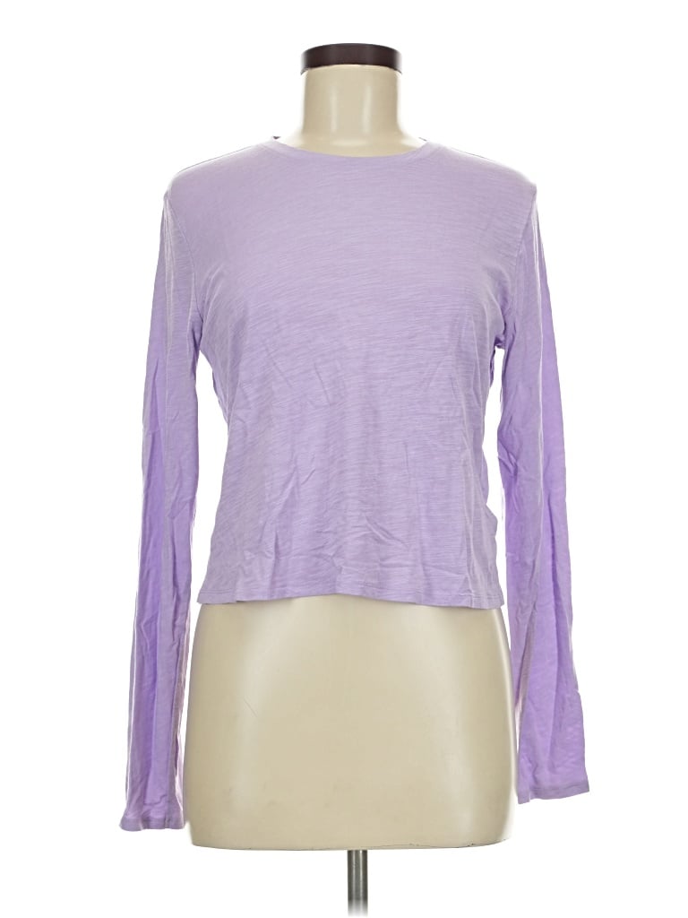 Pre-owned Tasc Long Sleeve T-shirt In Purple