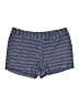 Ann Taylor LOFT Outlet Stripes Blue Shorts Size 14 - photo 1