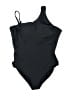 Becca Solid Black One Piece Swimsuit Size 2X - photo 1