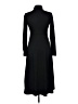 Compositions 100% Polyester Solid Black Casual Dress Size M - photo 2