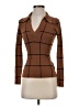 Equipment Plaid Brown Pullover Sweater Size XS - photo 1