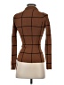 Equipment Plaid Brown Pullover Sweater Size XS - photo 2