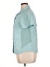 L.L.Bean Teal Short Sleeve Button-Down Shirt Size XL - photo 5