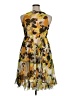 Argenti 100% Polyester Camo Brown Cocktail Dress Size 14 - photo 2