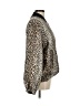 By Anthropologie Animal Print Gold Jacket Size M - photo 4