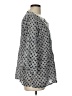 Talbots 100% Cotton Gray 3/4 Sleeve Blouse Size L - photo 4