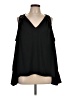 Ramy Brook 100% Polyester Black Sleeveless Blouse Size L - photo 1