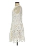 Francesca's 100% Polyester Ivory Cocktail Dress Size S - photo 5