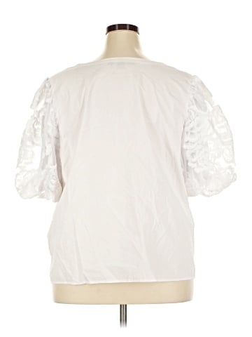Marc New York Andrew Marc Short Sleeve Blouse (view 2)