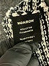 Monrow Houndstooth Black Pullover Sweater Size S - photo 8