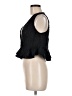 BCBGeneration 100% Cotton Black Sleeveless Blouse Size M - photo 5