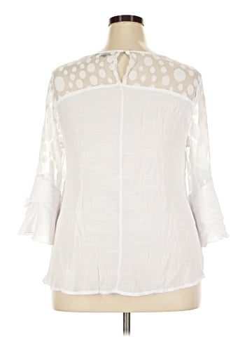 Unique Spectrum 3/4 Sleeve Blouse (view 2)