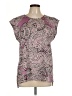 The Limited 100% Polyester Paisley Purple Sleeveless Blouse Size L - photo 1