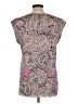 The Limited 100% Polyester Paisley Purple Sleeveless Blouse Size L - photo 2