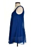 Bebe 100% Polyester Blue Sleeveless Blouse Size S - photo 5
