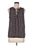 J.Crew 100% Polyester Blue Sleeveless Blouse Size M - photo 1