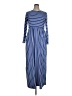 Levaca Stripes Blue Casual Dress Size XL - photo 1