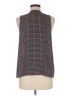J.Crew 100% Polyester Blue Sleeveless Blouse Size M - photo 2