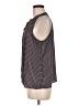 J.Crew 100% Polyester Blue Sleeveless Blouse Size M - photo 5