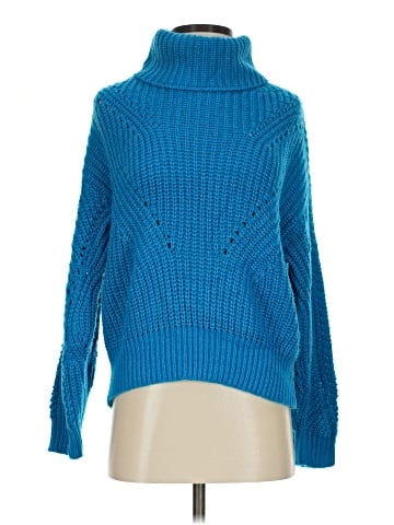 Skies Are Blue Turtleneck Sweater (view 1)