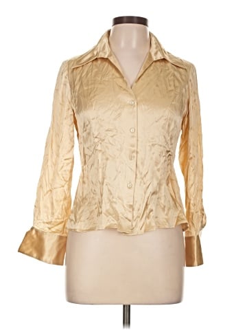 Jones New York 3/4 Sleeve Silk Top (view 1)