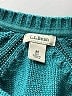L.L.Bean 100% Cotton Teal Pullover Sweater Size M - photo 7