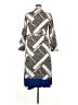 Red Herring Print Blue Casual Dress Size 14 - photo 2