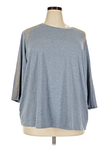 Susan Graver 3/4 Sleeve T-Shirt (view 1)