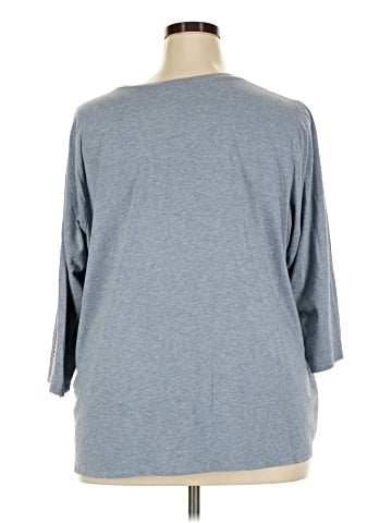 Susan Graver 3/4 Sleeve T-Shirt (view 2)
