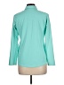 Swing Color Block Teal Long Sleeve Blouse Size L - photo 2