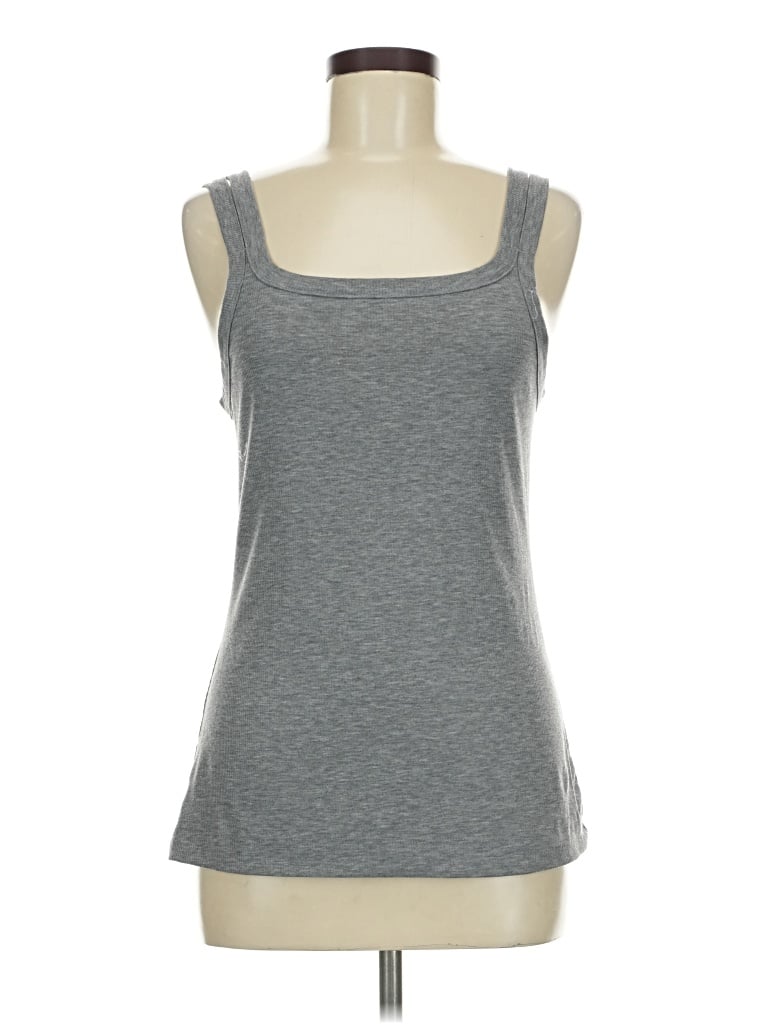 Pre-owned All In Motion Tank Top Gray Strapless Neckline Tops