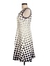 Studio One Polka Dots Ivory Casual Dress Size 6 - photo 5