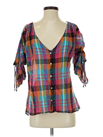 Maeve by Anthropologie 3/4 Sleeve Blouse (view 1)