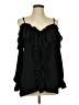 Glam 100% Polyester Black Tank Top Size L - photo 1