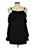Glam 100% Polyester Black Tank Top Size L - photo 2